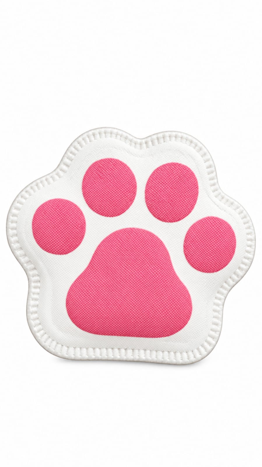 Pink and white cat-claw makeup sponge by ATHARCART