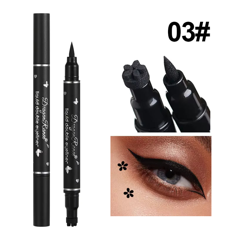 Winged Eyeliner Stamp Stickers