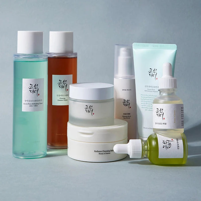 Beauty of Joseon Skincare Set – Cleanser, Toner, Essence & Rice Probiotic Sunscreen SPF50+