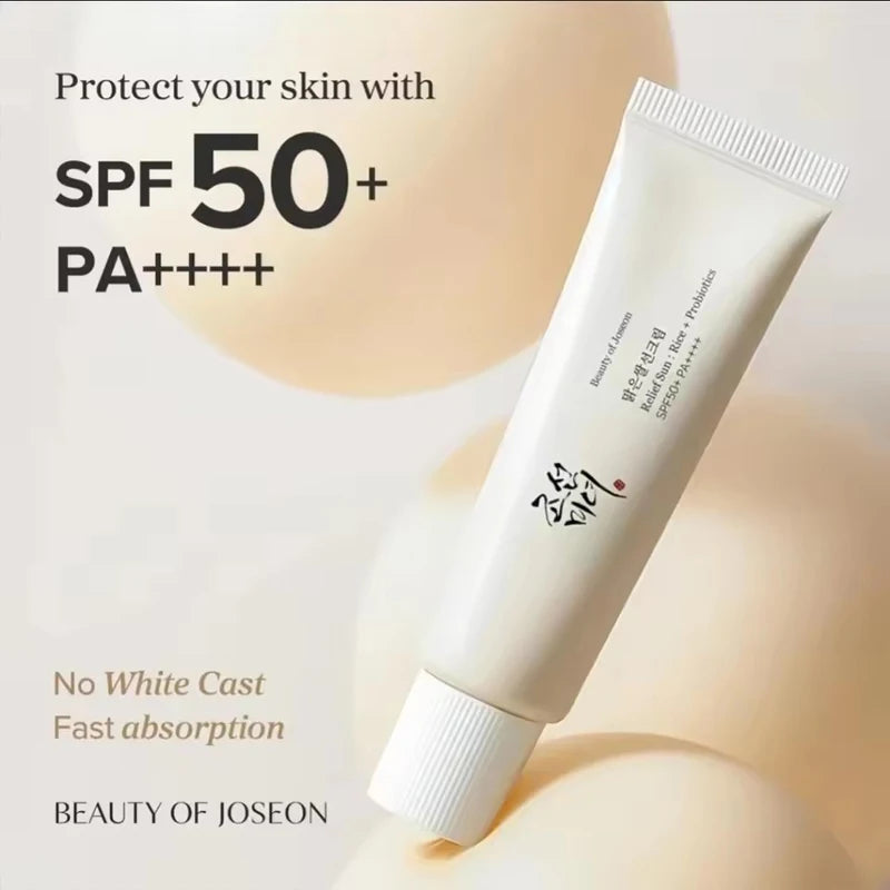 Beauty of Joseon Skincare Set – Cleanser, Toner, Essence & Rice Probiotic Sunscreen SPF50+