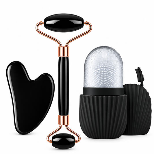 Ice facial roller and gua sha set by ATHARCART